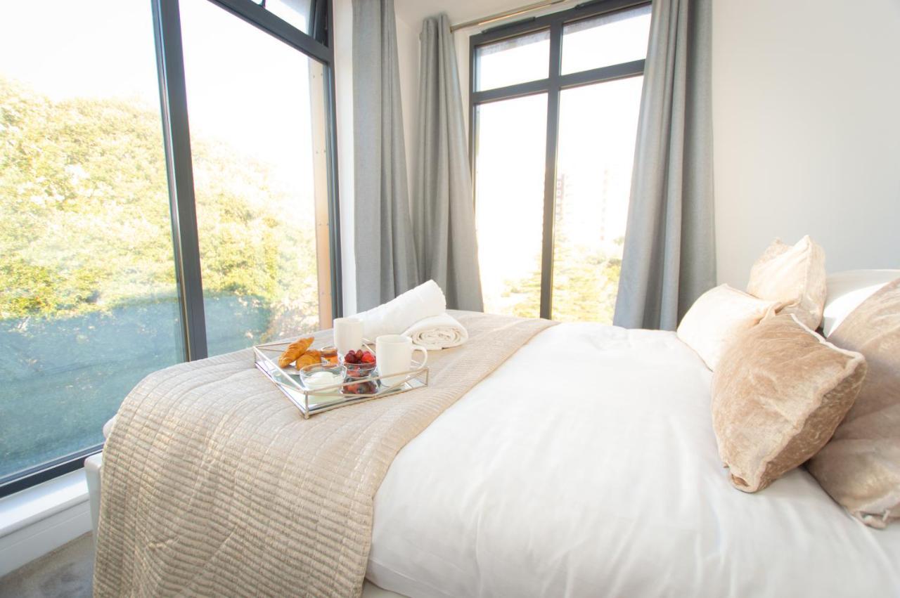 * Panoramic Penthouse With Sea & City Views Bournemouth Buitenkant foto