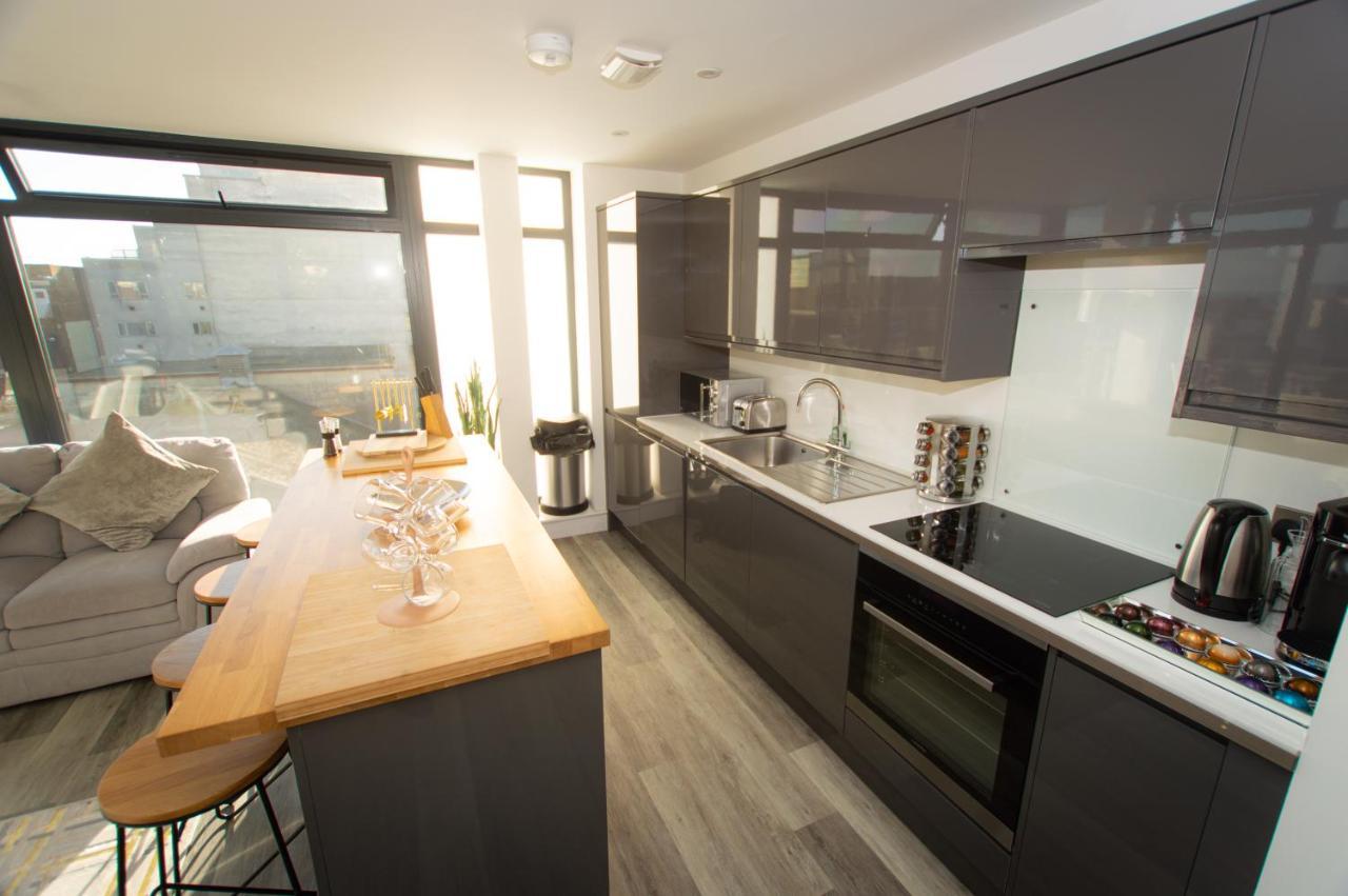 * Panoramic Penthouse With Sea & City Views Bournemouth Buitenkant foto